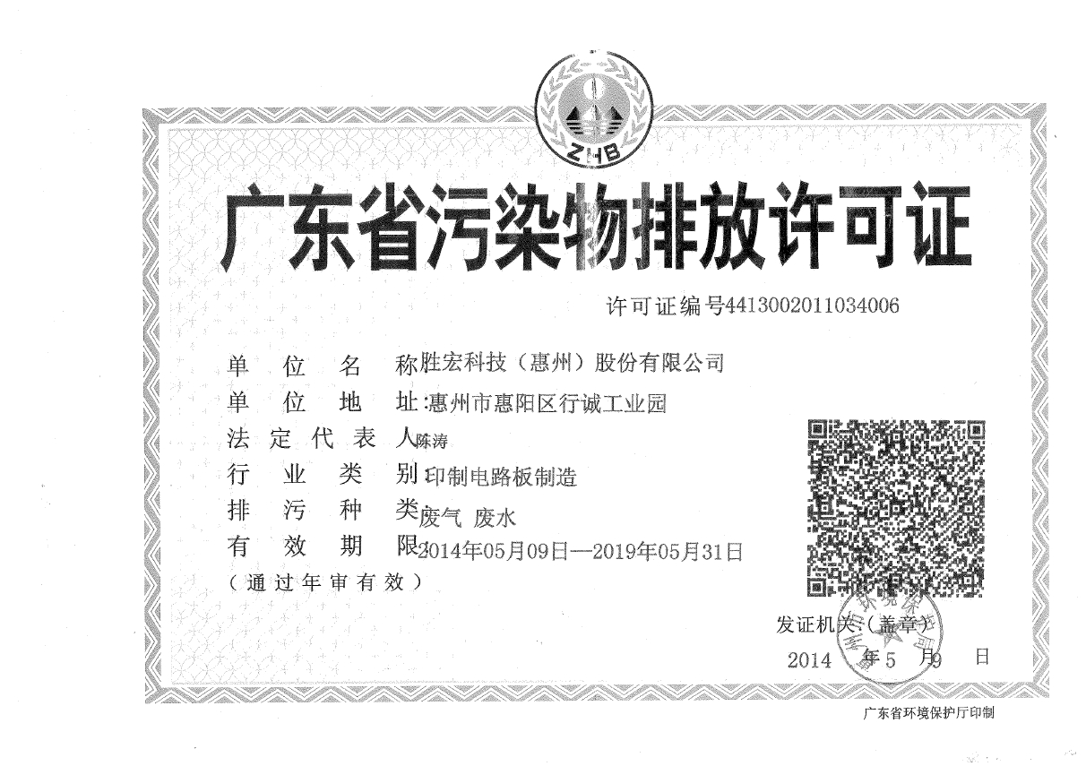 jiuyou.com九游(集团)智能科技股份有限公司排污许可证